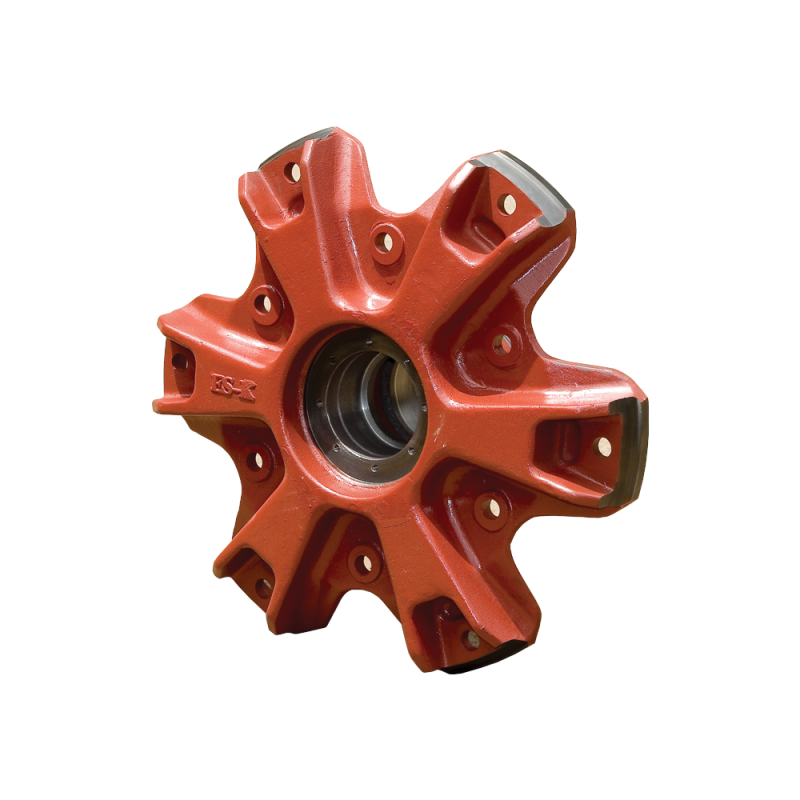 تحدث العجلة الأمامية لدينا 6 مسامير